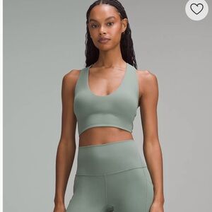 Lululemon flippable army green sports top